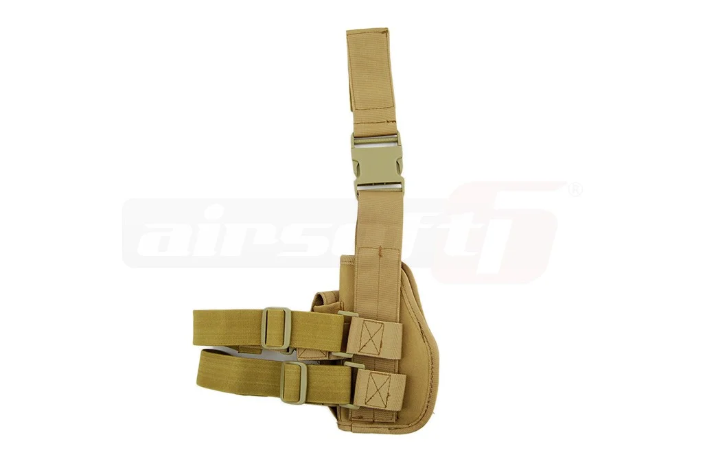 8Fields Universal Pistol Holster for Thigh Coyote 2