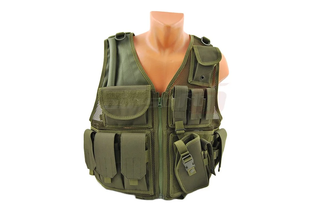 8Fields Tactical Vest with Mesh Olive 4