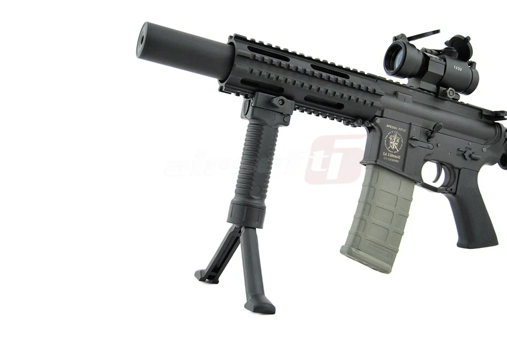 ACM Vertical Grip with Extendable Support Black 7
