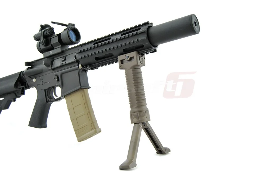 ACM Vertical Grip with Extendable Support Olive 10