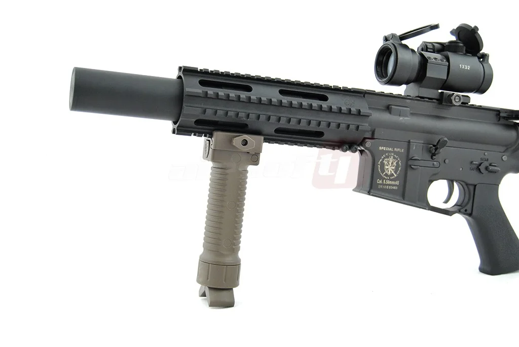ACM Vertical Grip with Extendable Support Olive 11