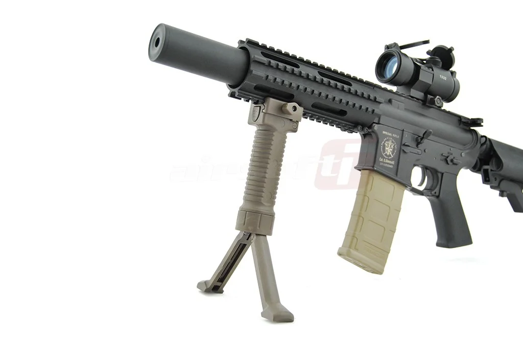ACM Vertical Grip with Extendable Support Olive 12