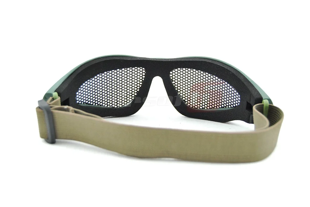 ACM Simple Protective Glasses with Mesh Olive 2