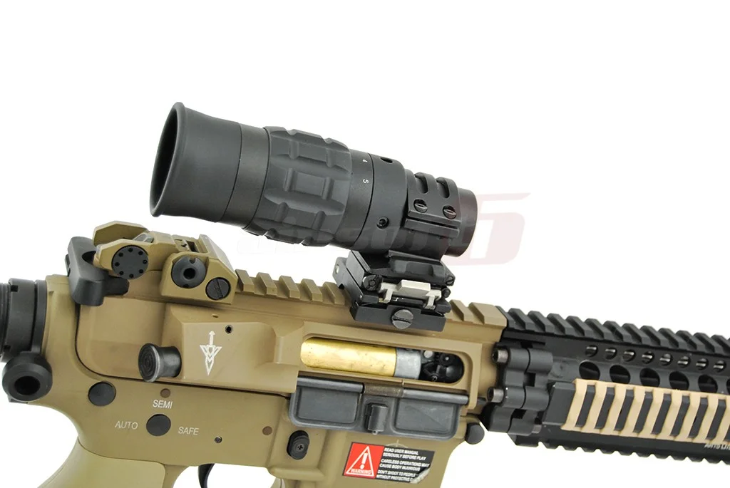 ACM 1.5 - 5x Magnifying Scope for Red Dot Sights Black 2