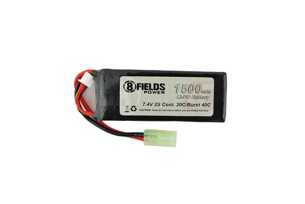 8Fields LiPo Battery 7.4V 1500 mAh Compact 2