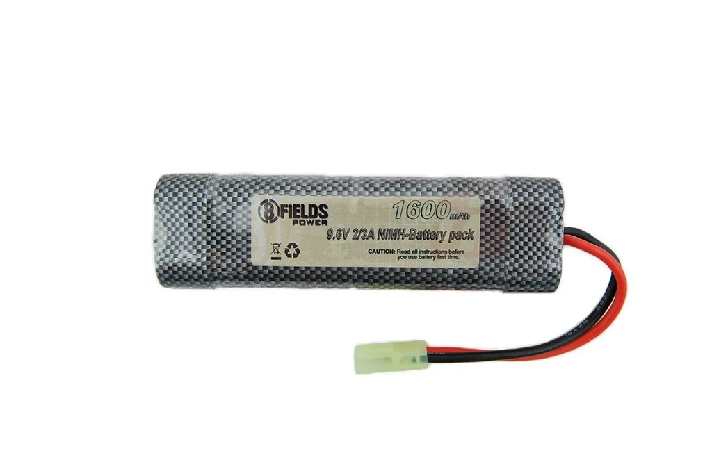 8Fields NiMh 9.6V 1600 mAh Mini Compact Battery 2