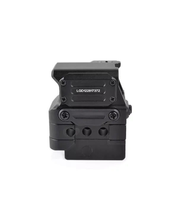 The text is not in Romanian, it's in English. "Aim-O red dot FC1 2 MOA" refers to a specific type of red dot sight for firearms, made by the Aim-O company. It has a 2 Minute of Angle (MOA) dot size. 2