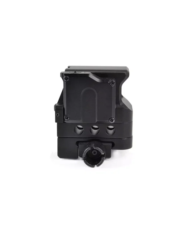 The text is not in Romanian, it's in English. "Aim-O red dot FC1 2 MOA" refers to a specific type of red dot sight for firearms, made by the Aim-O company. It has a 2 Minute of Angle (MOA) dot size. 3