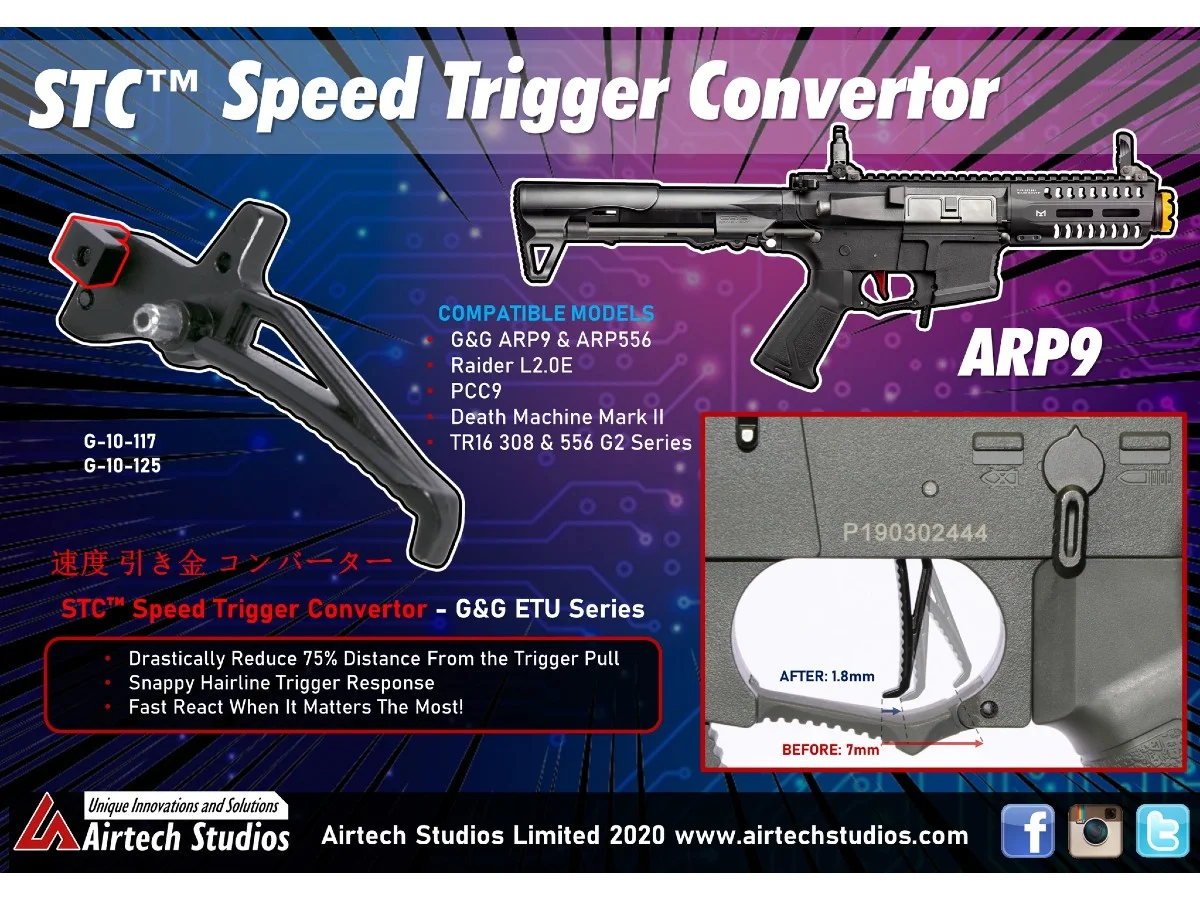 Airtech Studios spacer for G&G trigger 3