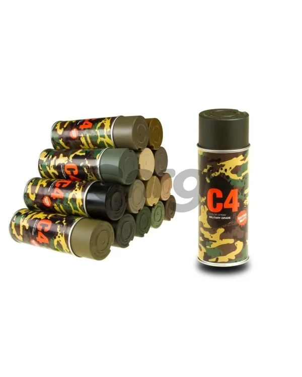 The army has sprayed the armor with paint. 2