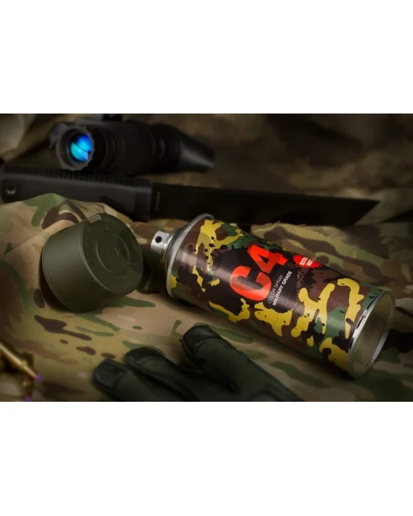The army has sprayed the armor with paint. 5