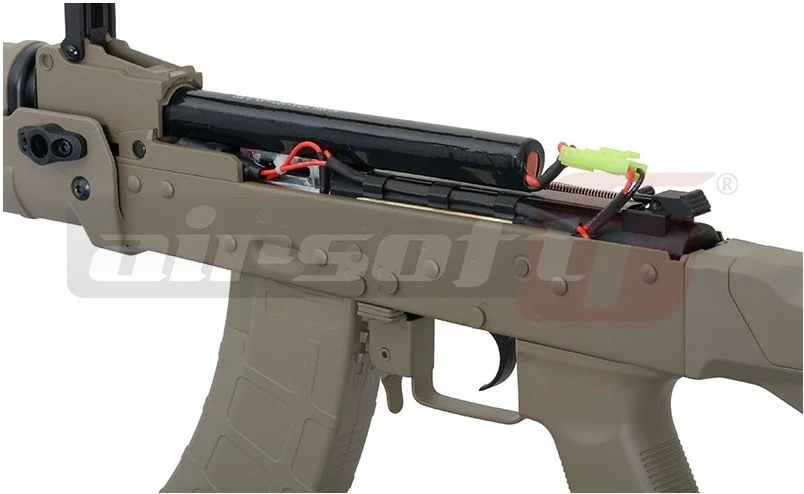 Cyma AK CM.077 Dark Earth Package + Holosight 552 Desert Red Dot + Dark Earth Rail Grip 3