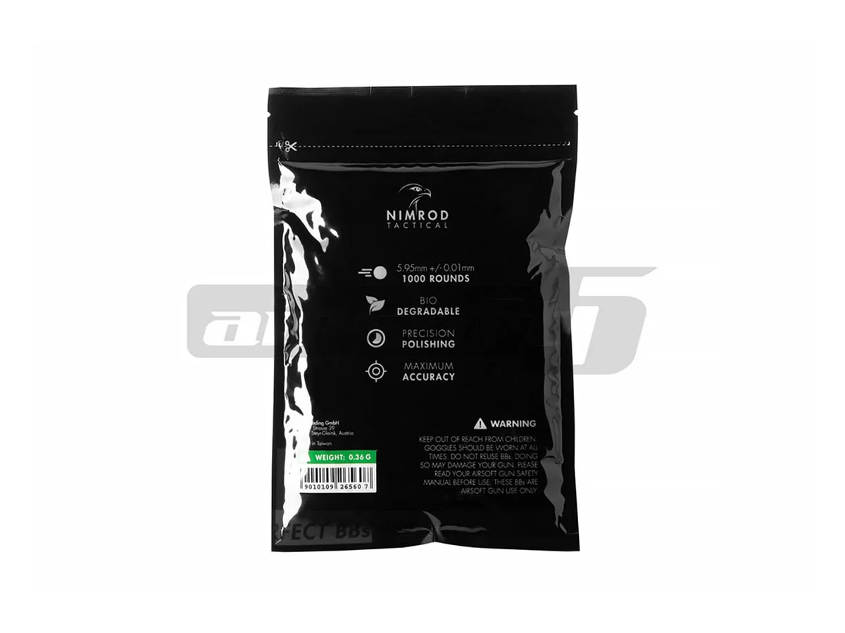 Nimrod 0.36g Bio BBs 1000 pcs