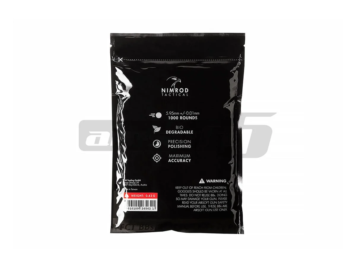 Nimrod 0.43g Bio BBs 1000 pcs