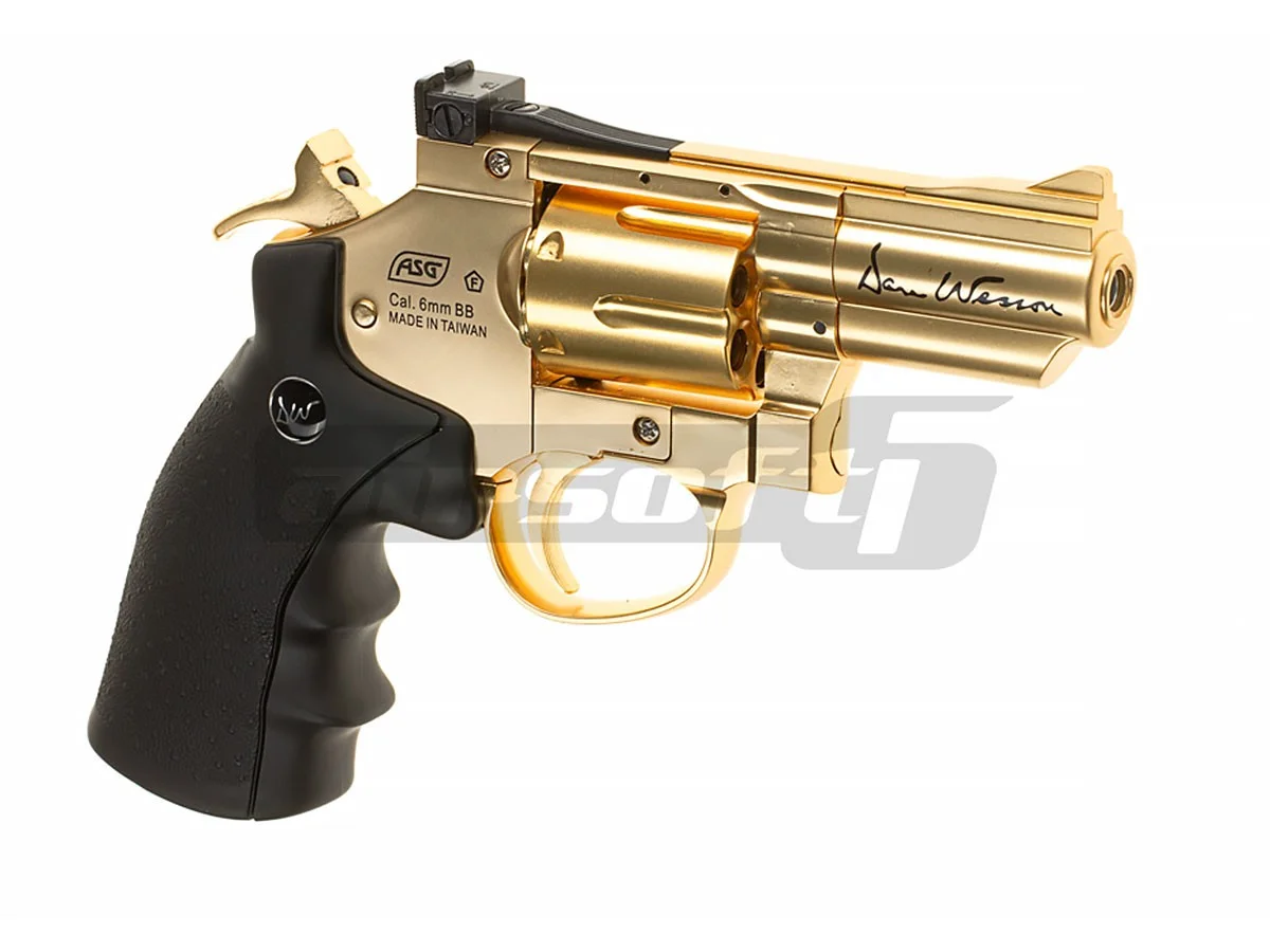 Dan Wesson Revolver 2.5 Inch Gold 2