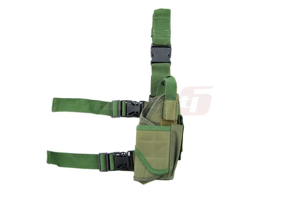 GFC Adjustable Pistol Holster for Leg Olive 2