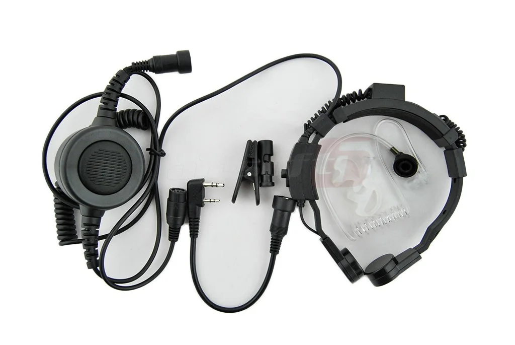 Puxing 777 - 888 Headset with Large PTT Laryngophone 3