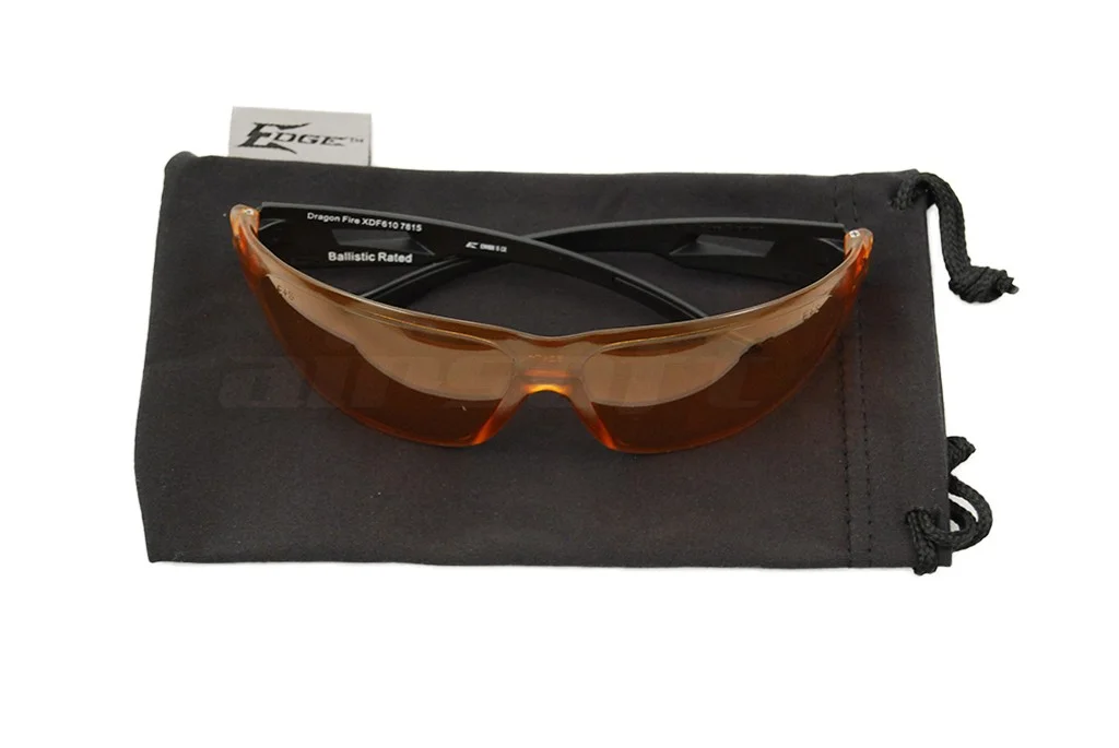 Edge Eyewear Dragon Fire Yellow Safety Glasses 2