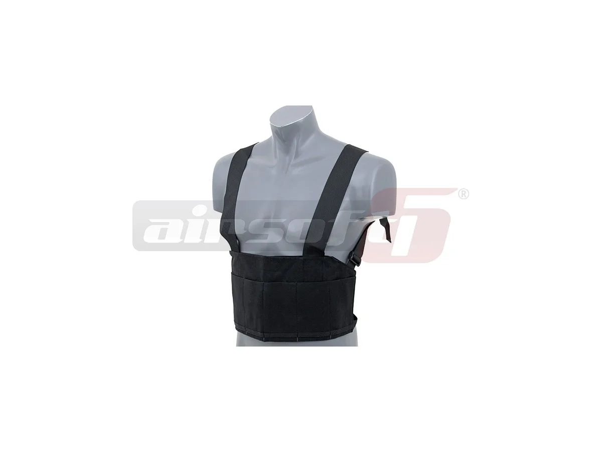Emerson Chest Rig with Elastic Pockets Black 3