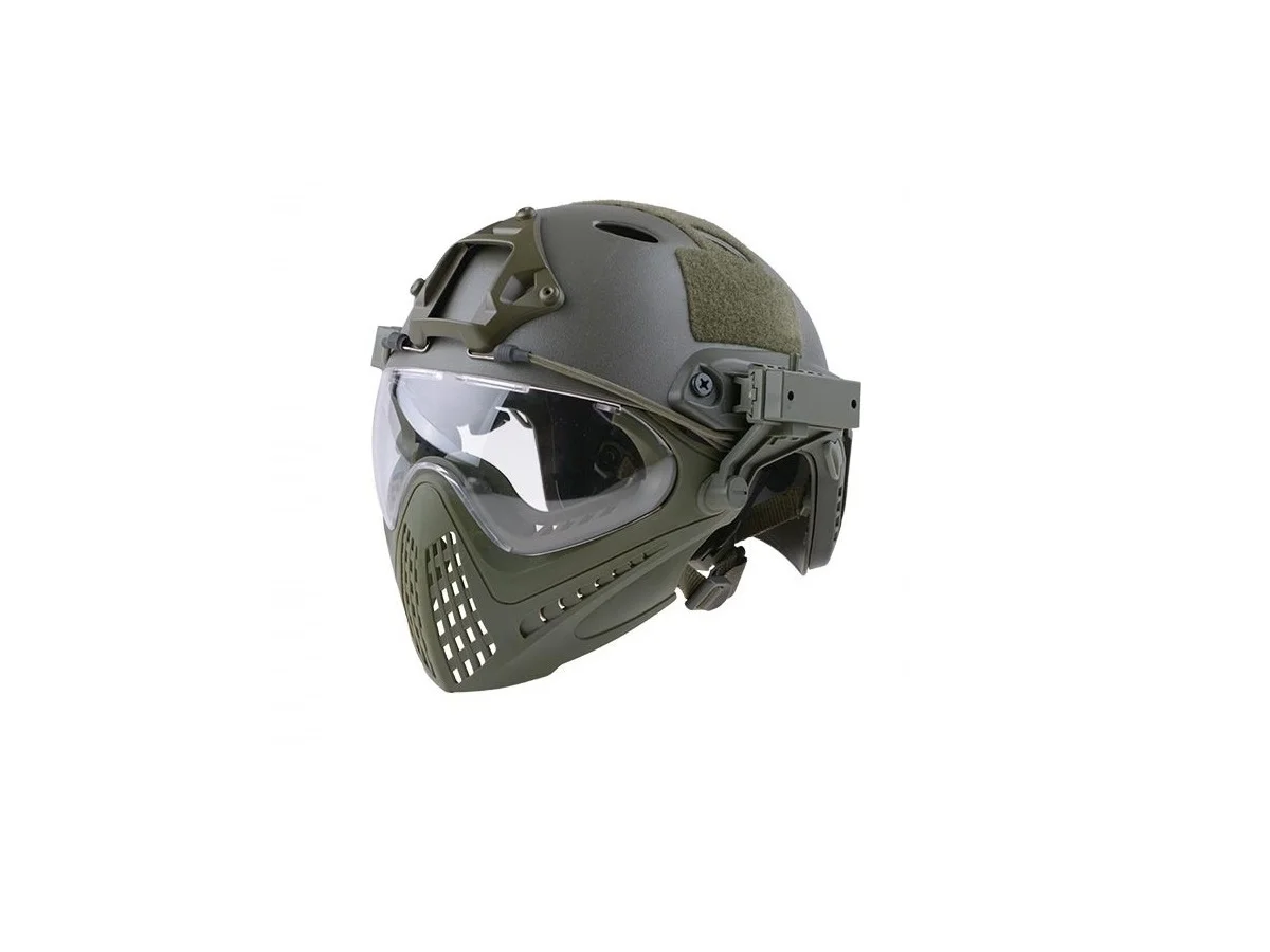 Ultimate Tactical FAST PJ Piloteer Helmet Olive 5