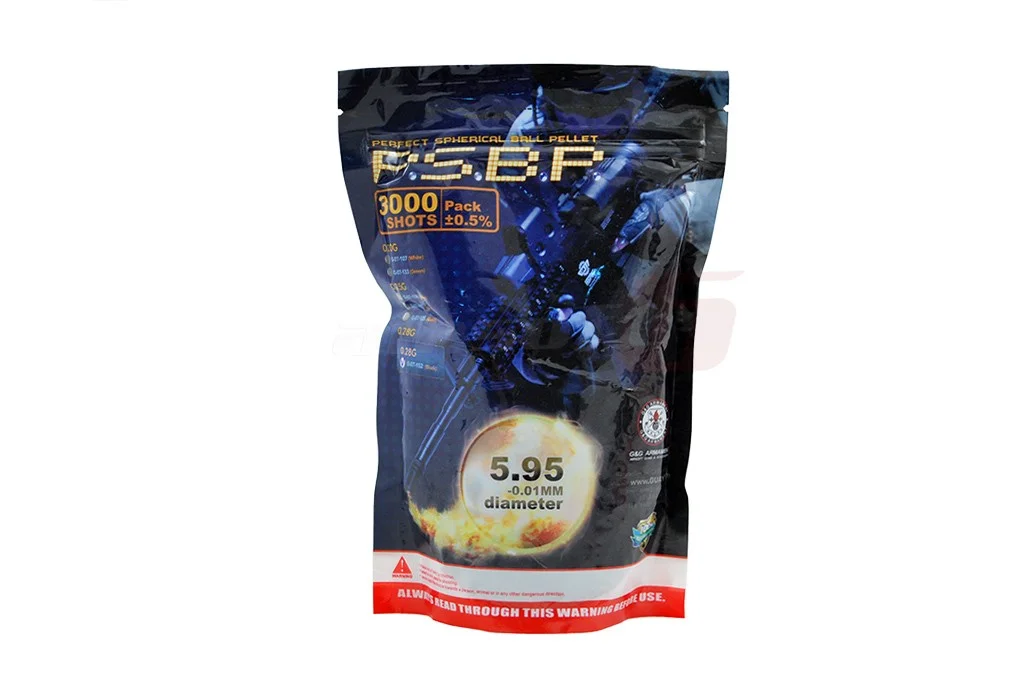 G&G 0.28g BBs 3000 pcs Black 2