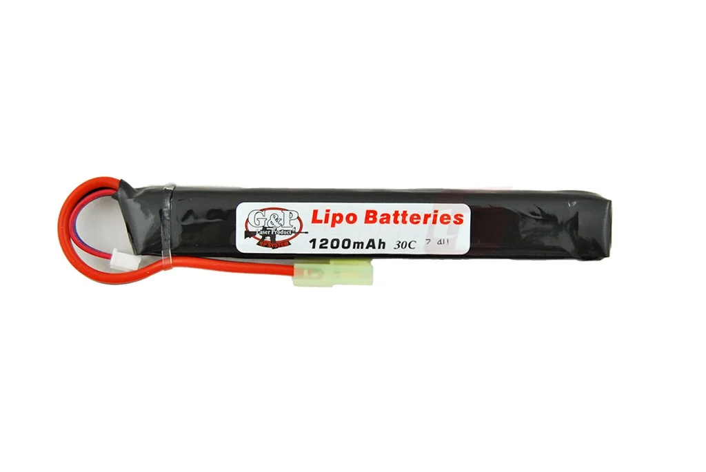 G&P LiPo Battery 7.4V 1200mAh Compact Tamiya Mini 2