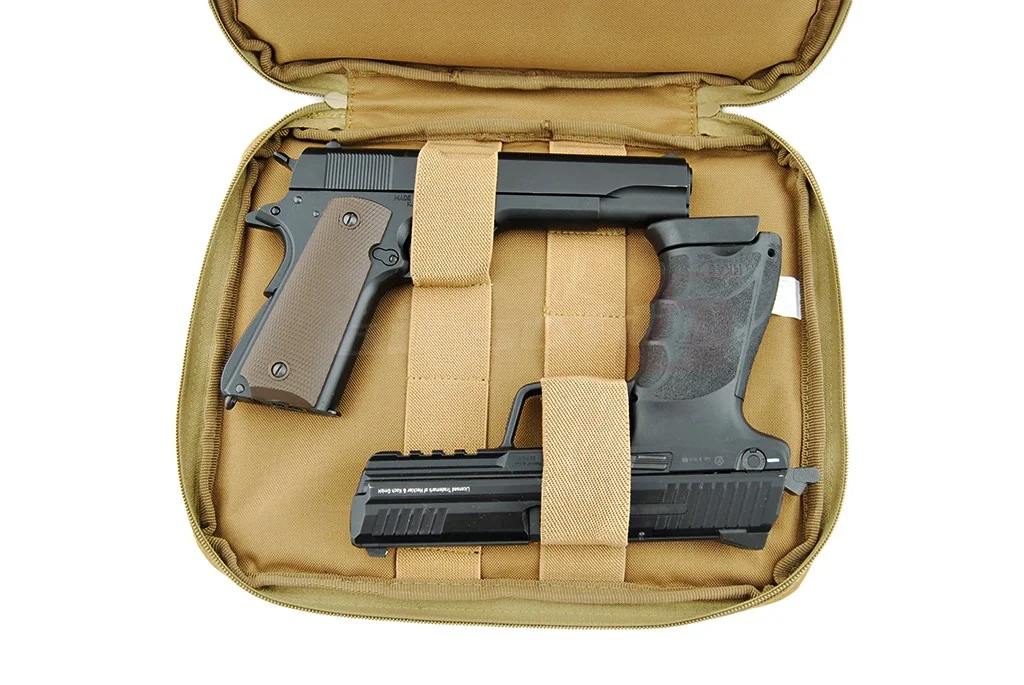 Cybergun Tan Pistol Transport Bag 3