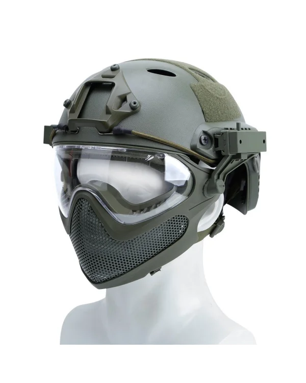 Guerilla FAST Piloteer Olive M Helmet 2