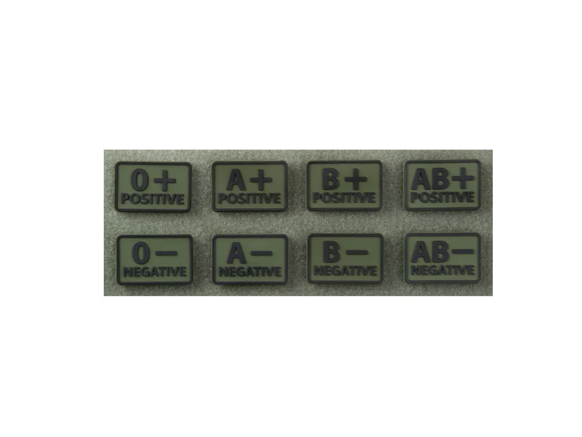 Helikon-Tex Blood Type Patch AB - Olive