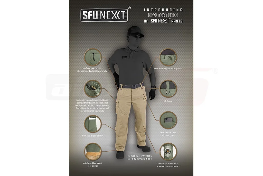 Helikon-Tex SFU Next Gen Ripstop Pants Black (XS/Regular) 2