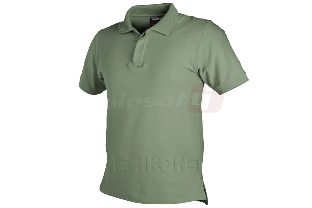 Helikon-Tex Cotton Polo Shirt Defender Olive (S) 3