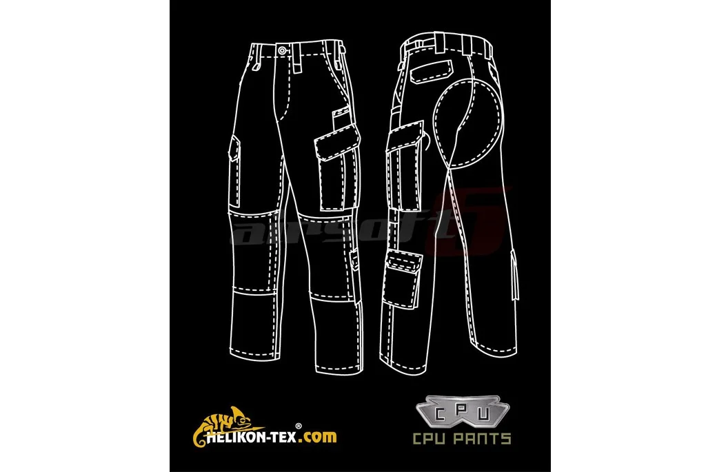 Helikon-Tex CPU Ripstop Pants PL Woodland (M/Regular) 2