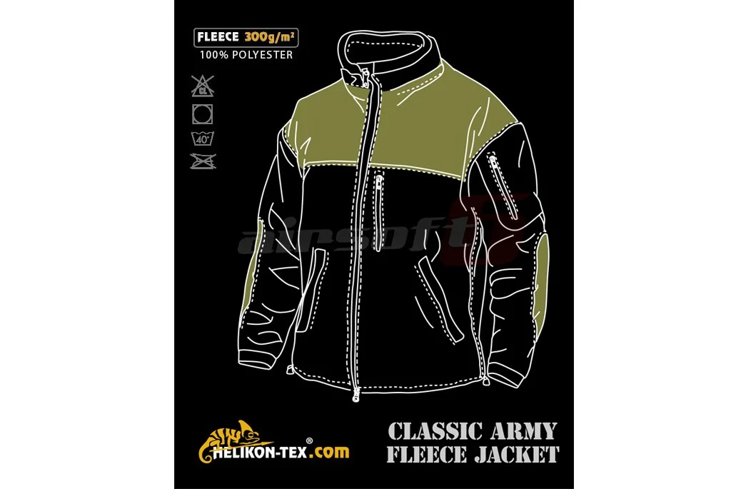 Helikon-Tex Classic Army Fleece Jacket Olive (XS) 8