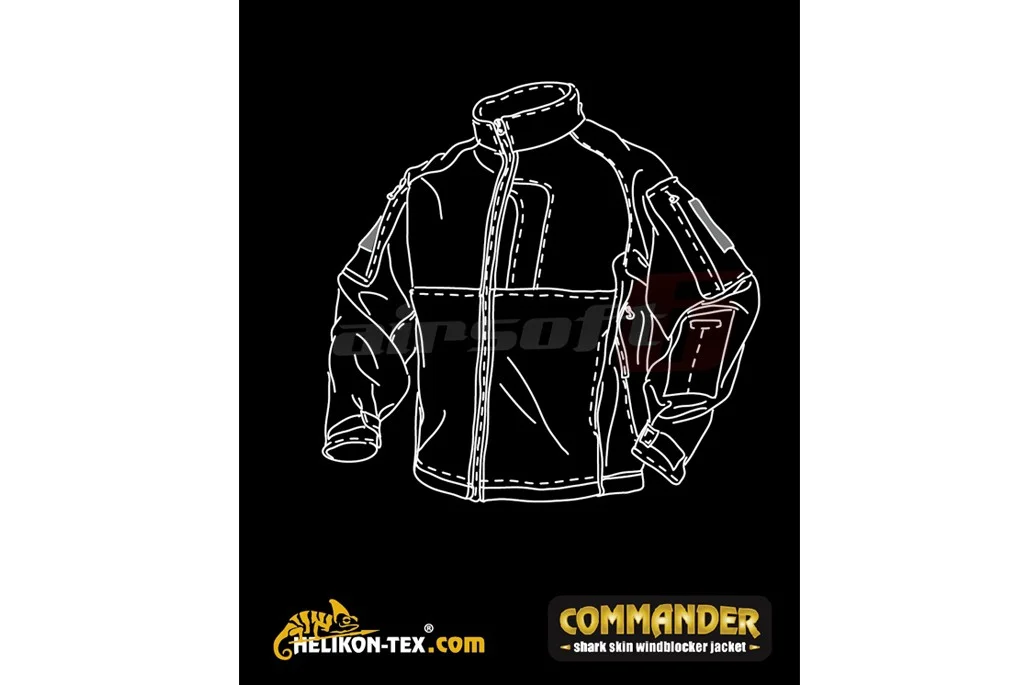Helikon-Tex Commander Jacket Shark Skin Olive (XL) 8