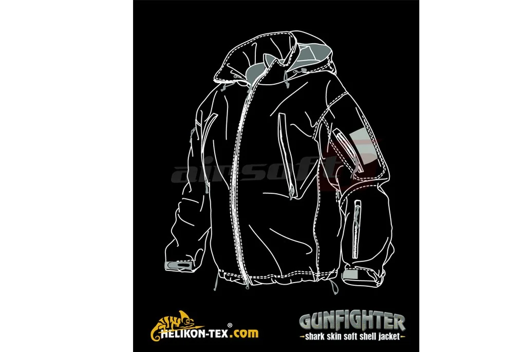 Helikon-Tex Gunfighter Shark Skin Jacket Olive (M) 12