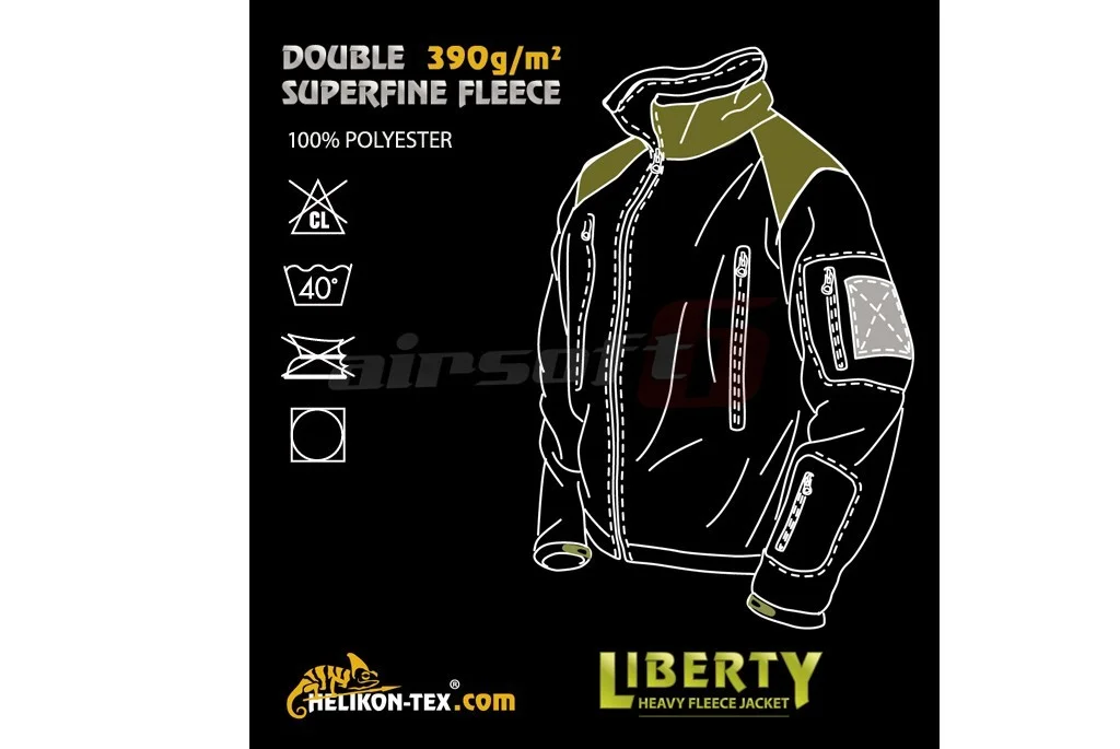 Helikon-Tex Liberty Fleece Jacket Olive (S) 4