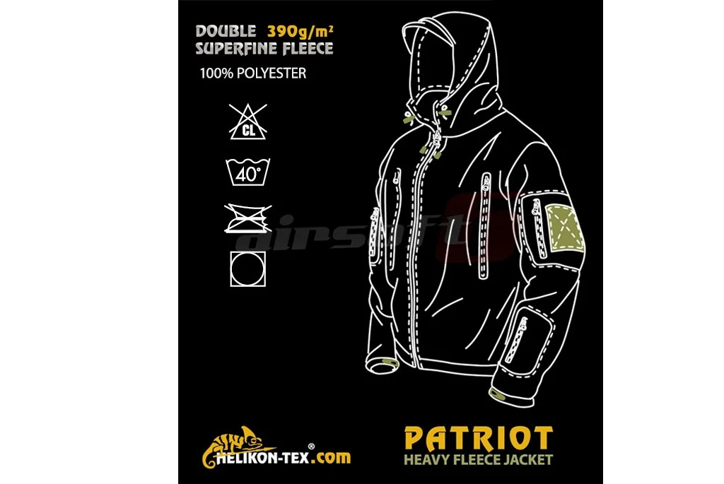Helikon-Tex Patriot Fleece Jacket Olive (L) 12