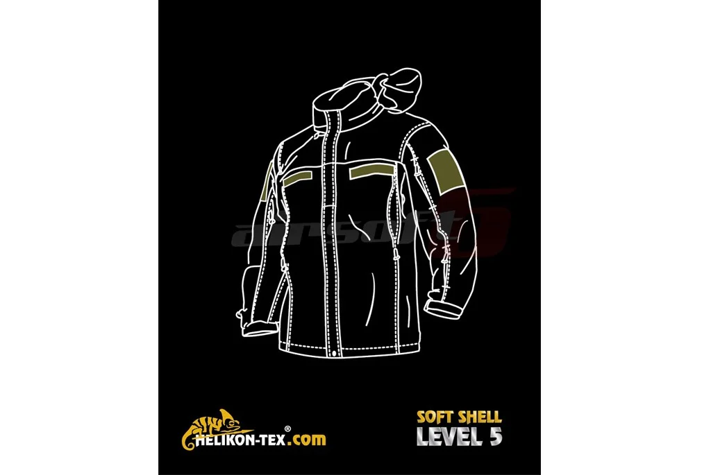 Helikon-Tex Soft Shell Level 5 Gen.3 Ver.2 Jacket PL Desert (M) 4