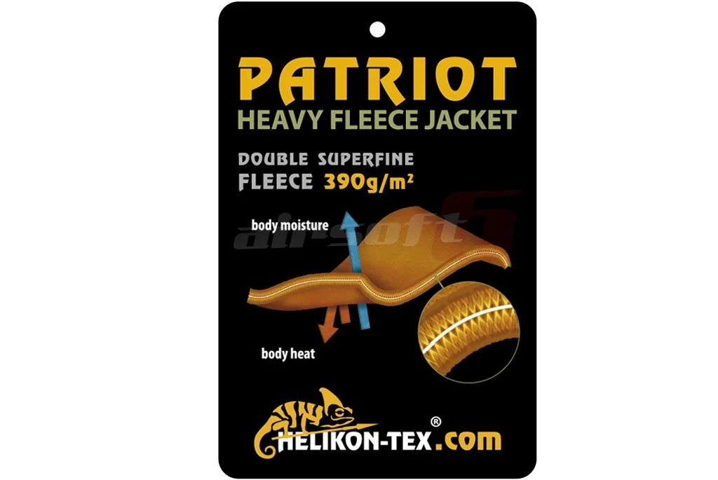 Helikon-Tex Patriot Fleece Jacket Coyote (S) 2