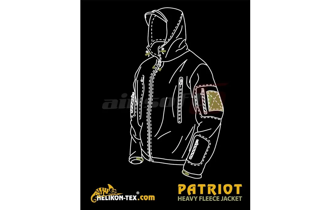 Helikon-Tex Patriot Fleece Jacket Camogrom (L) 6