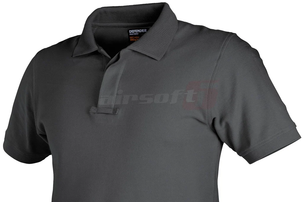 Helikon-Tex Cotton Polo Shirt Defender Black (M) 2