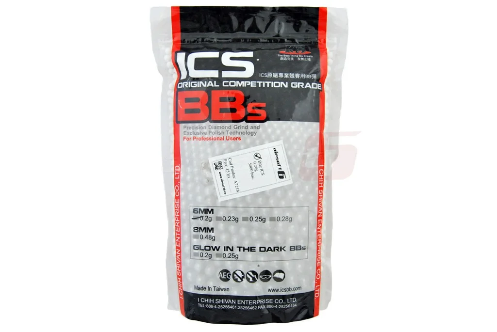 ICS 0.20g BBs 5000 pcs 2