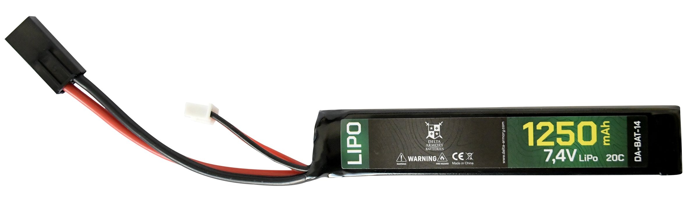 Delta Armory LiPo 7.4V 1250mAh Tamiya