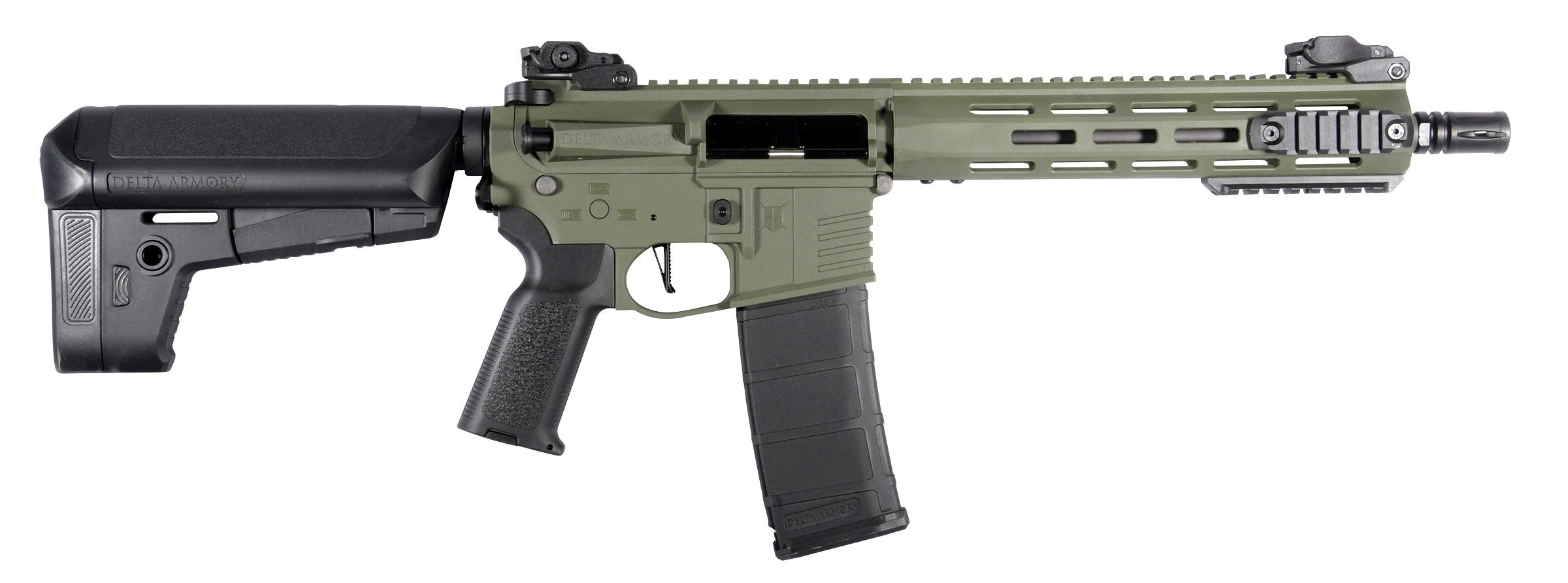 Delta Armory M4 AR15 M-LOK 10" Charlie Olive 4