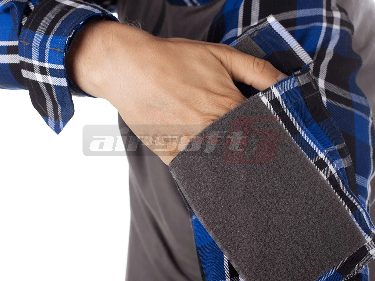 Invader Gear Combat Shirt Blue Flannel M 4