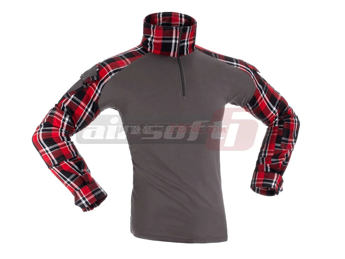Invader Gear Flannel Combat Shirt Red S