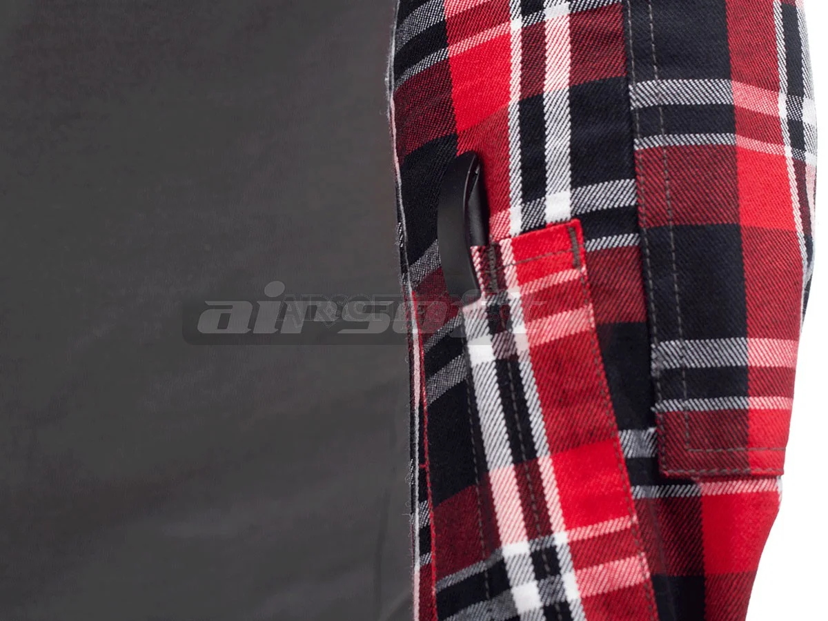 Invader Gear Flannel Combat Shirt Red S 3
