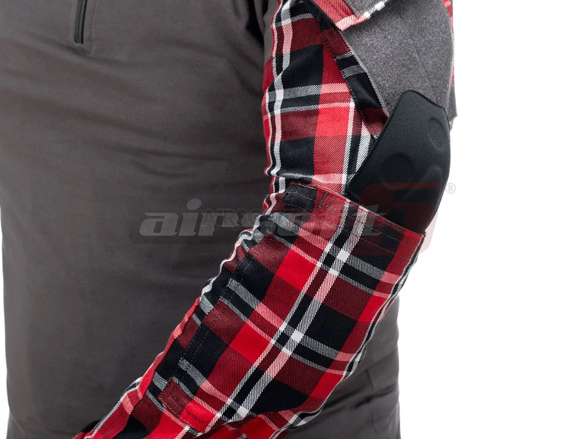 Invader Gear Flannel Combat Shirt Red S 6