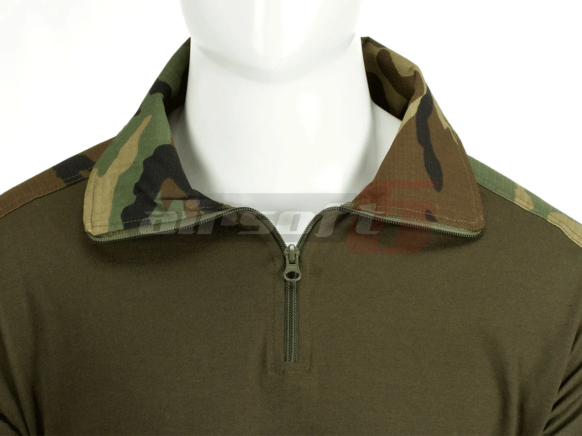  Invader Gear Combat Shirt Woodland S 3
