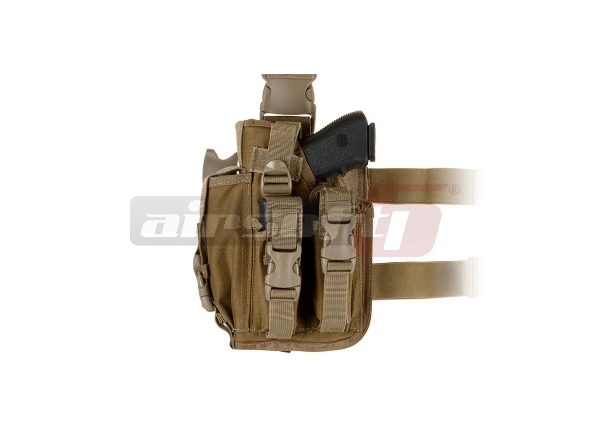 Invader Gear Left Leg Holster SOF Coyote 2